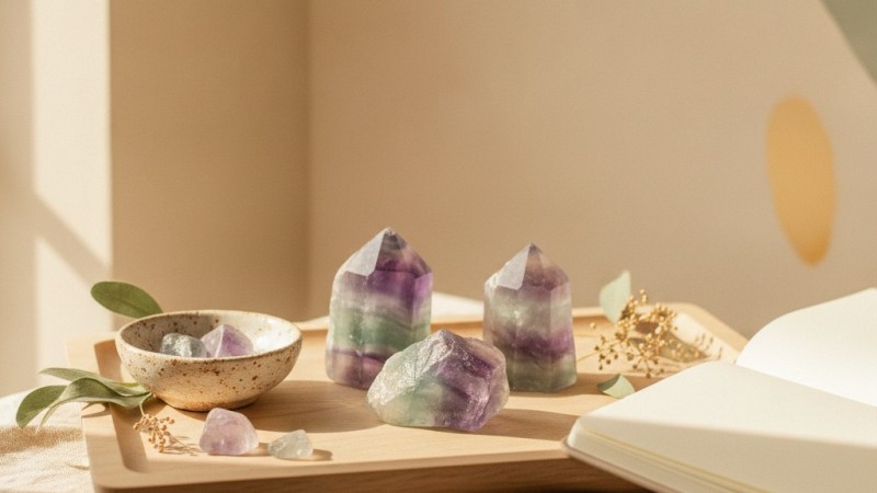 螢石的清晰整理：把散亂思緒慢慢收回來
